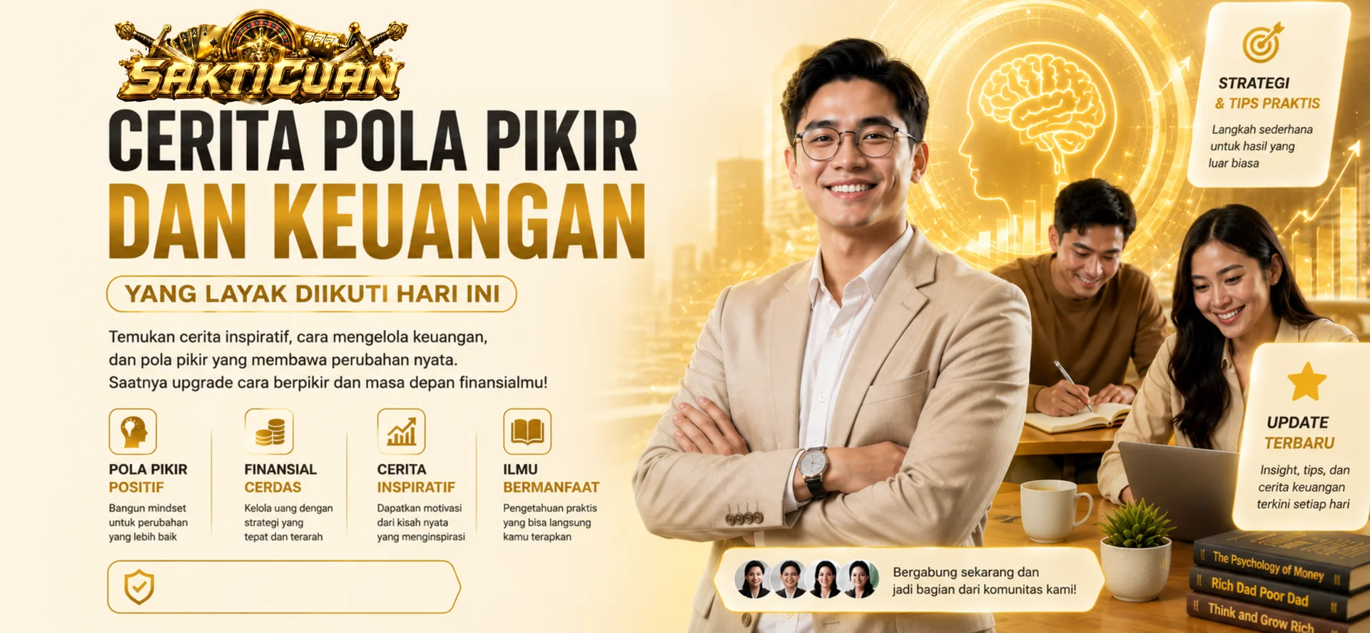 SaktiCuan — Kunci Cuan Ada di Pola Pikir
